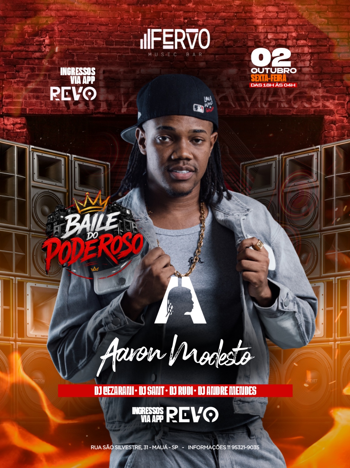 AARON MODESTO - FERVO MUSIC BAR - BAILE DO PODEROSO