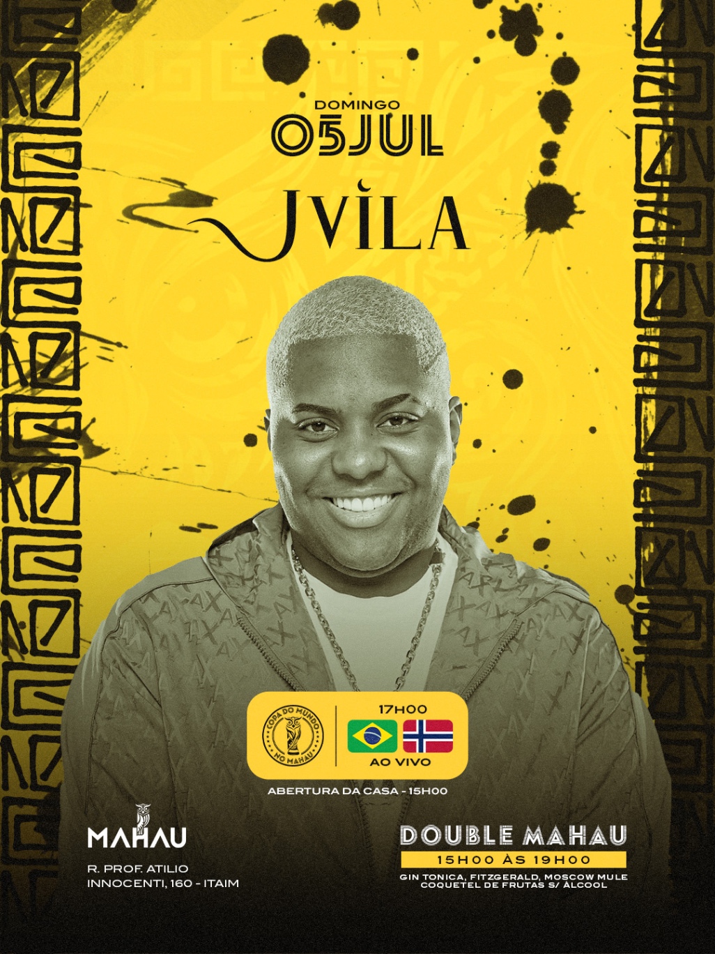 Mahau Domingo - McJVila + Jogo Brasil