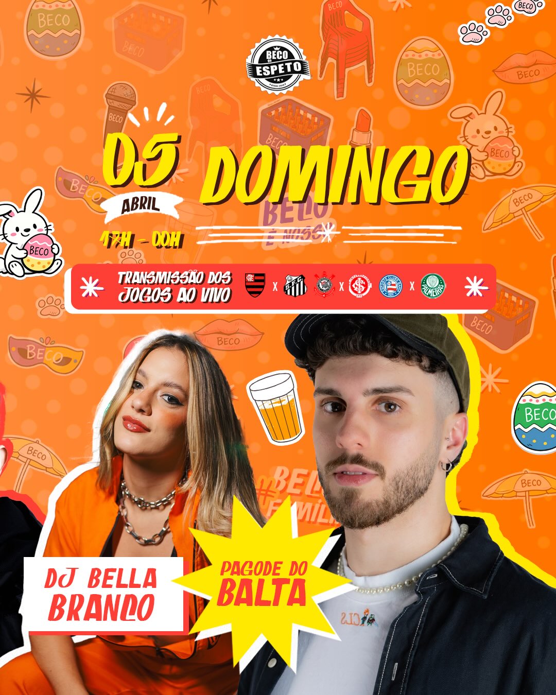 DOMINGOU NO BECÃO!