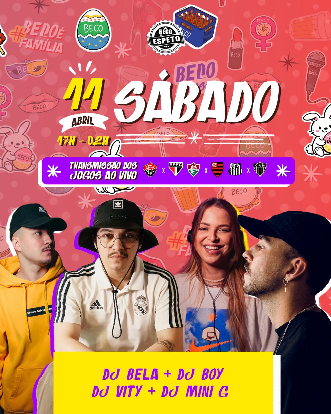 SÁBADO NO BECO