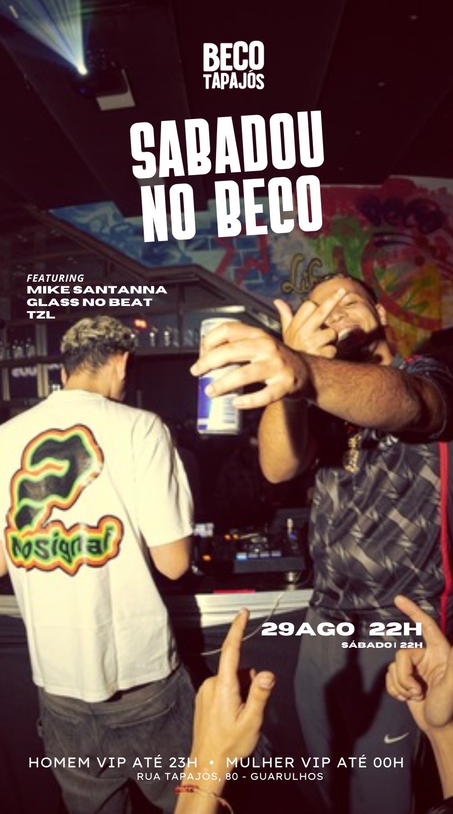 Sábado no beco 🎉