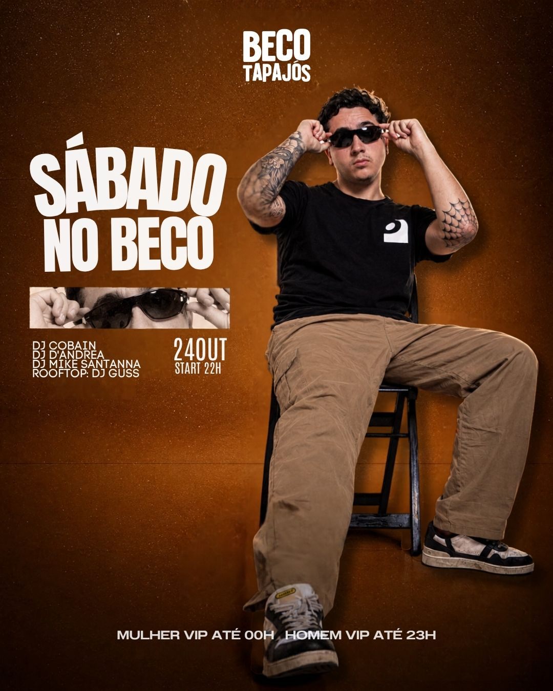Sábado no beco 🎉
