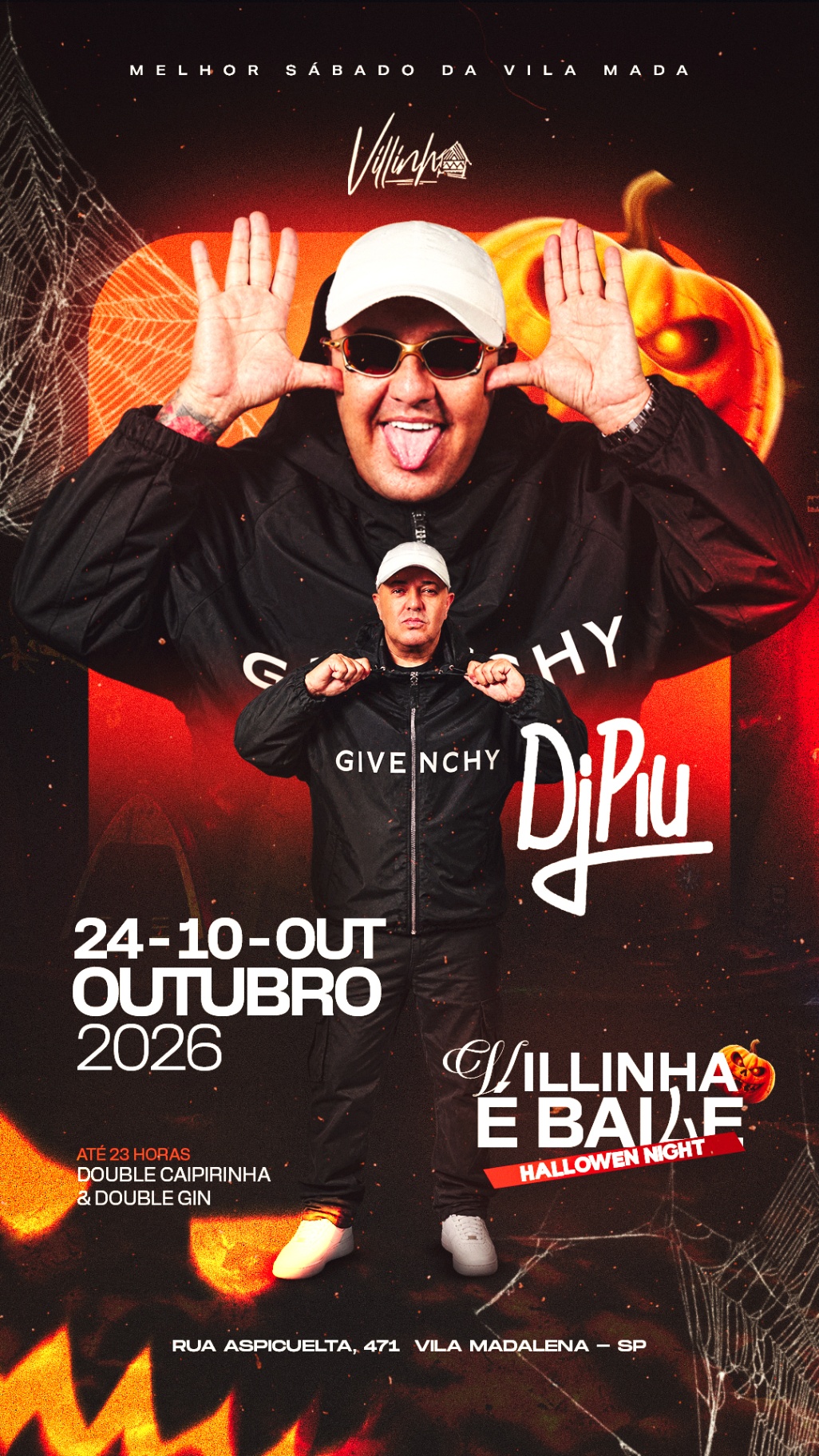 Villinha é Baile - Hallowen Night