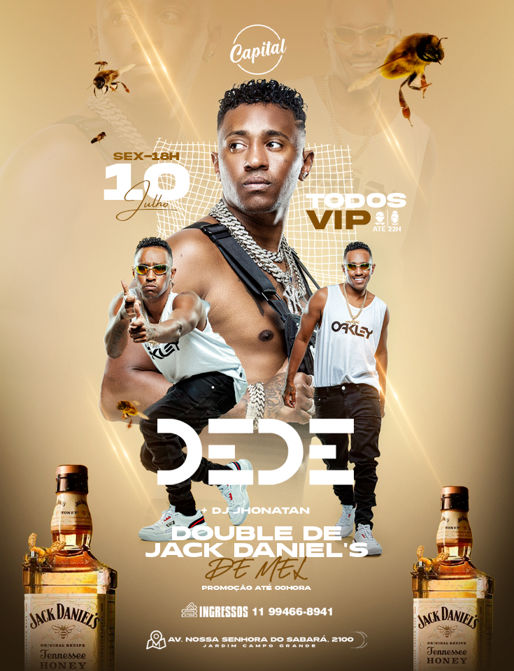 Mc Dede - Sexta, 10 de Julho | O Capital